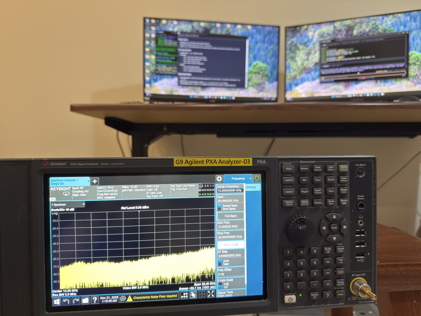 Keysight PXA 訊號分析儀(高頻頻譜量測)
